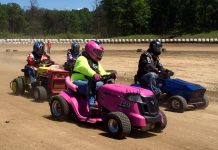 lawn mower racing